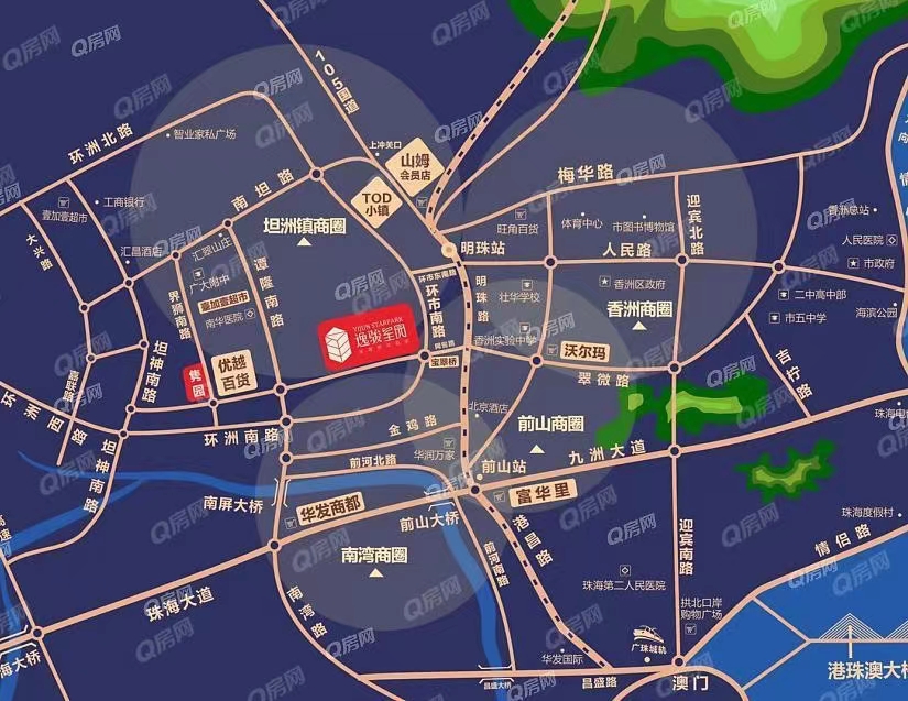 逸駿星園，星光明月花園均價16000元/平