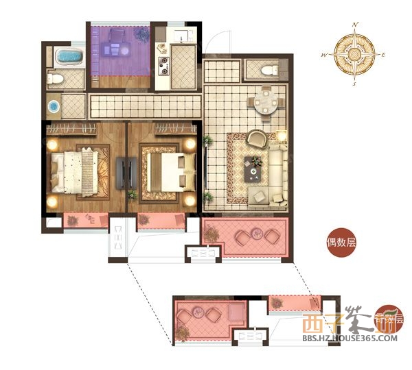 以紫郡目前的價(jià)格以及房齡情況來說